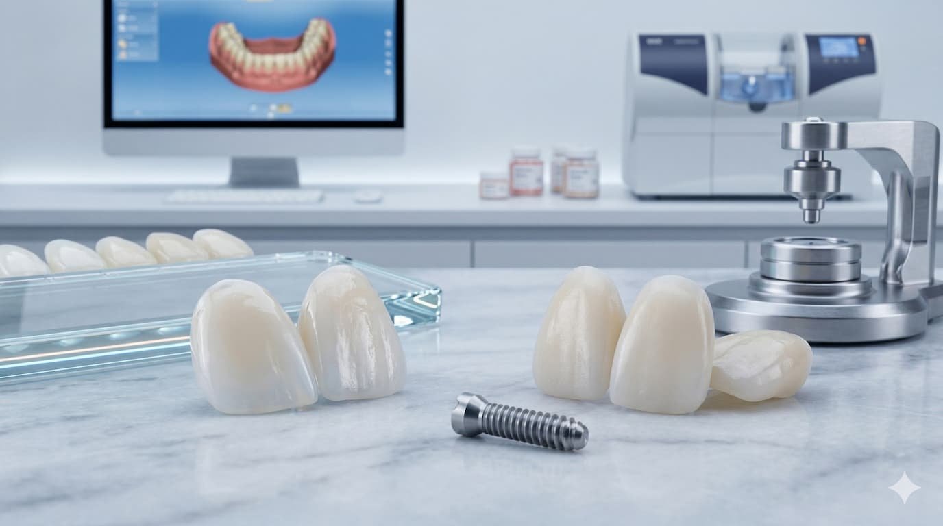 Tipos de coronas dentales